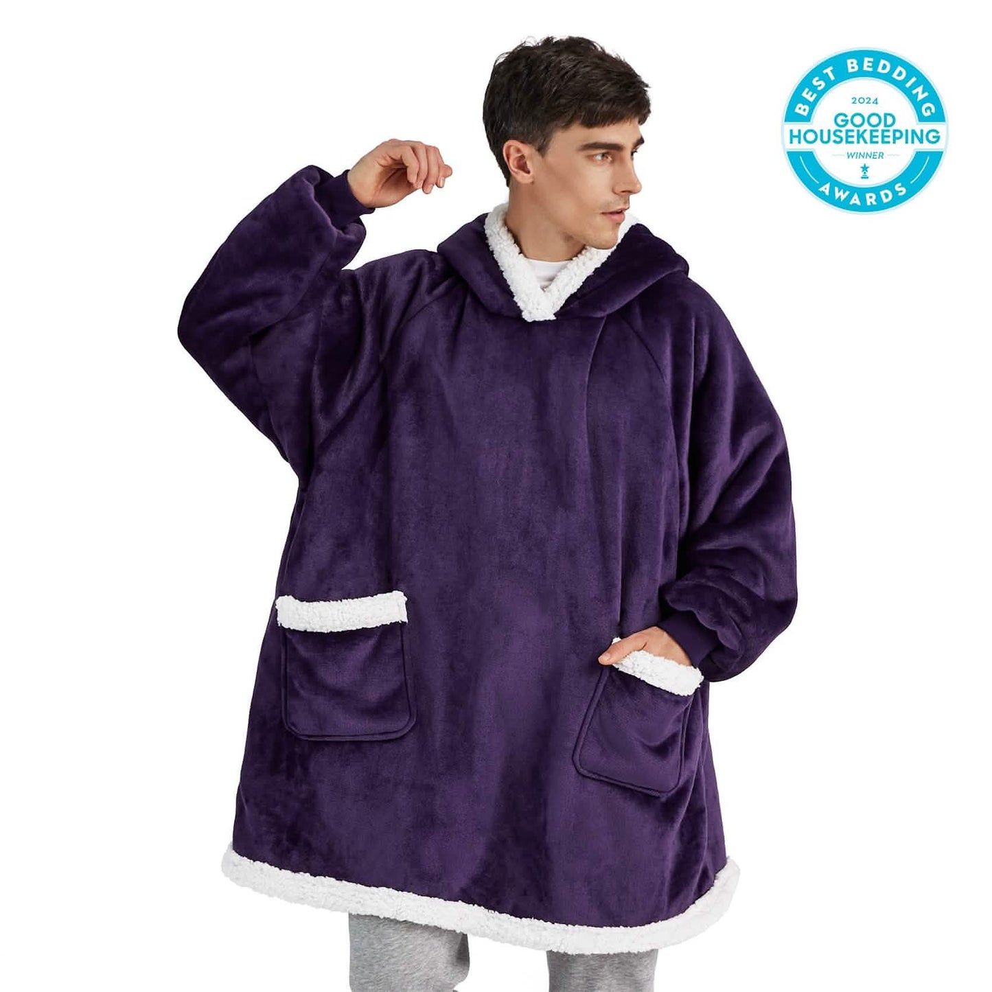 Sherpa Fleece Wearable Blanket