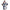 Sherpa Fleece Printed Short Wearable Blanket Hoodie Denim Blue