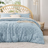 Boho Tufted Embroidery Comforter Set