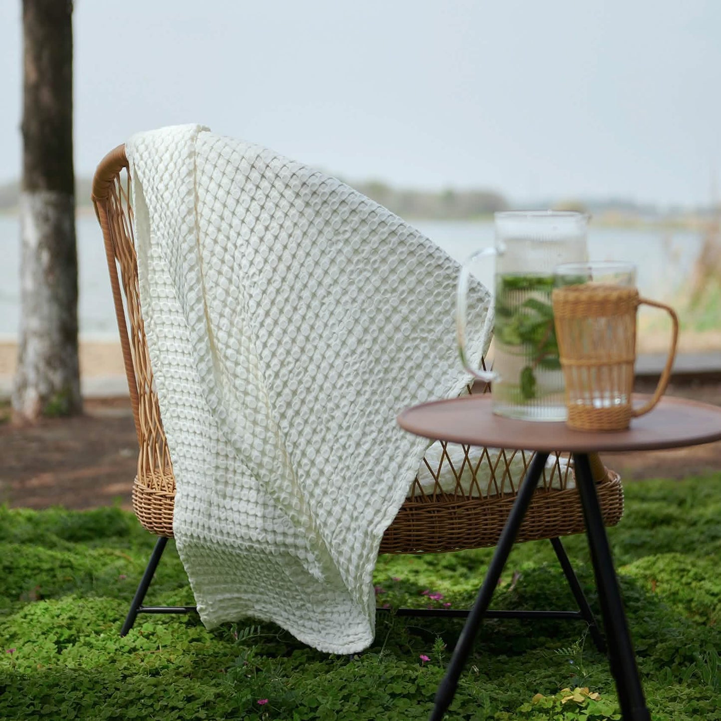 Cooling Waffle Blanket