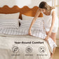 Cotton-Like Striped Sheet Sets