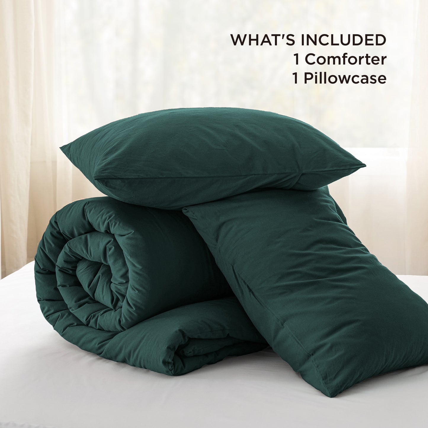 GentleSoft® Prewashed Cotton Comforter Set