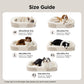 Oval Bolster Dog Bed