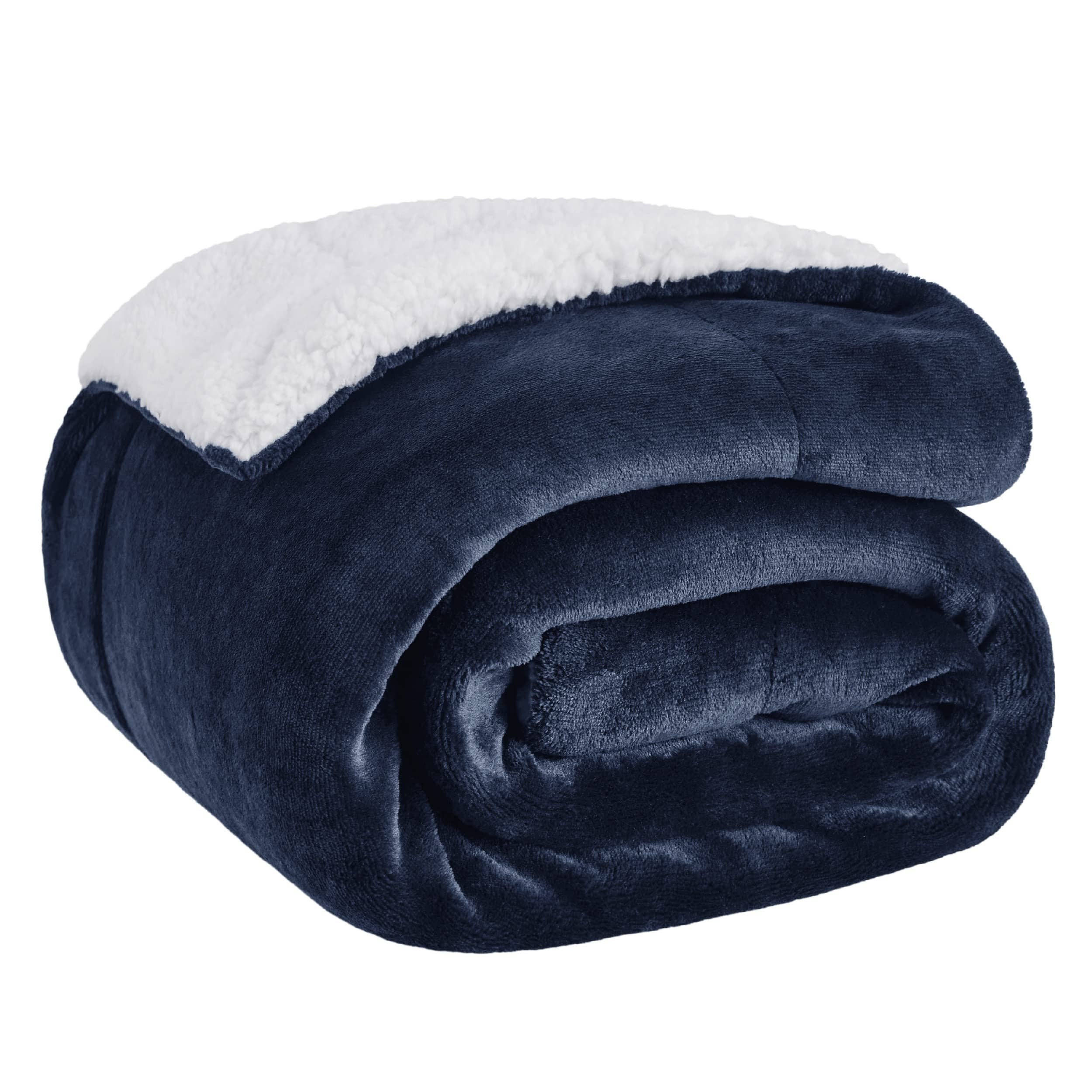 Sherpa and Fleece Reversable Blanket