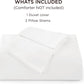 Rayon Derived from Bamboo Duvet Cover Set