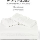 Bedsure 100% Cotton Tufted Duvet Cover Set 3-Piece