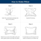 Greek Key Gusseted Pillows