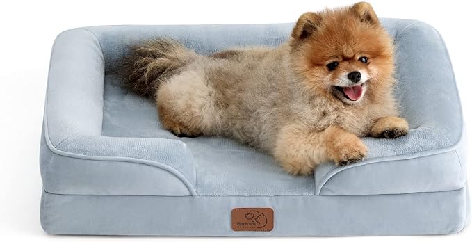 Orthopedic Flannel Dog Sofa