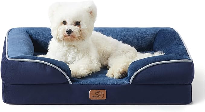 Orthopedic Flannel Dog Sofa