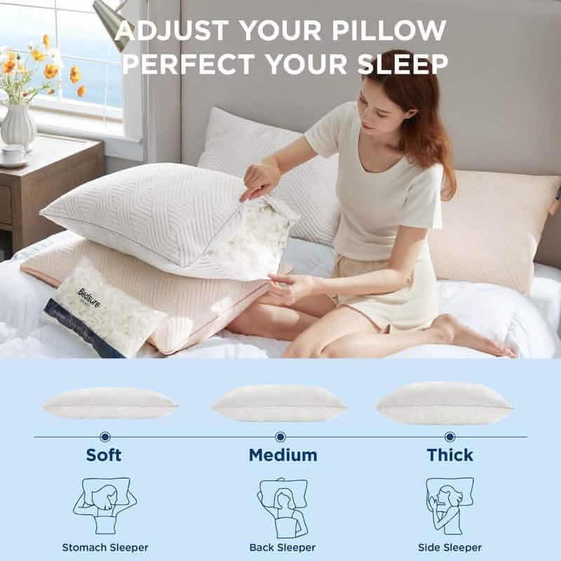 Adjustable Shredded Memory Foam Pillow