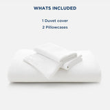 Rayon Derived from Bamboo and Linen Duvet Cover Set