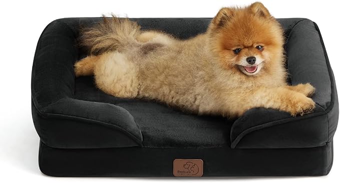 Orthopedic Flannel Dog Sofa