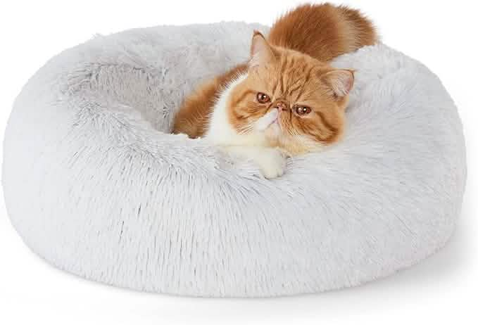 Calming Donut Bed for Dogs and Cats