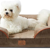 Orthopedic Flannel Dog Sofa