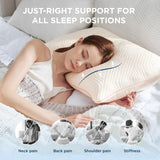 Bedsure Adjustable Shredded Memory Foam Pillow