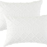 Tufted Embroidery Pillow Shams