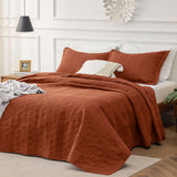 Bedsure Geometric Soft Ultrasonic Quilt Set