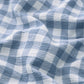 Ruffled Cotton-Like Gingham Sheet Set
