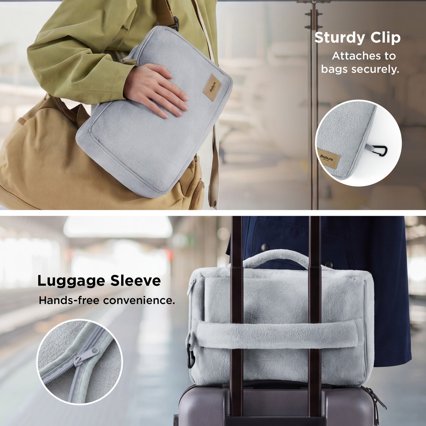 4-Piece Flannel Travel Essential Set