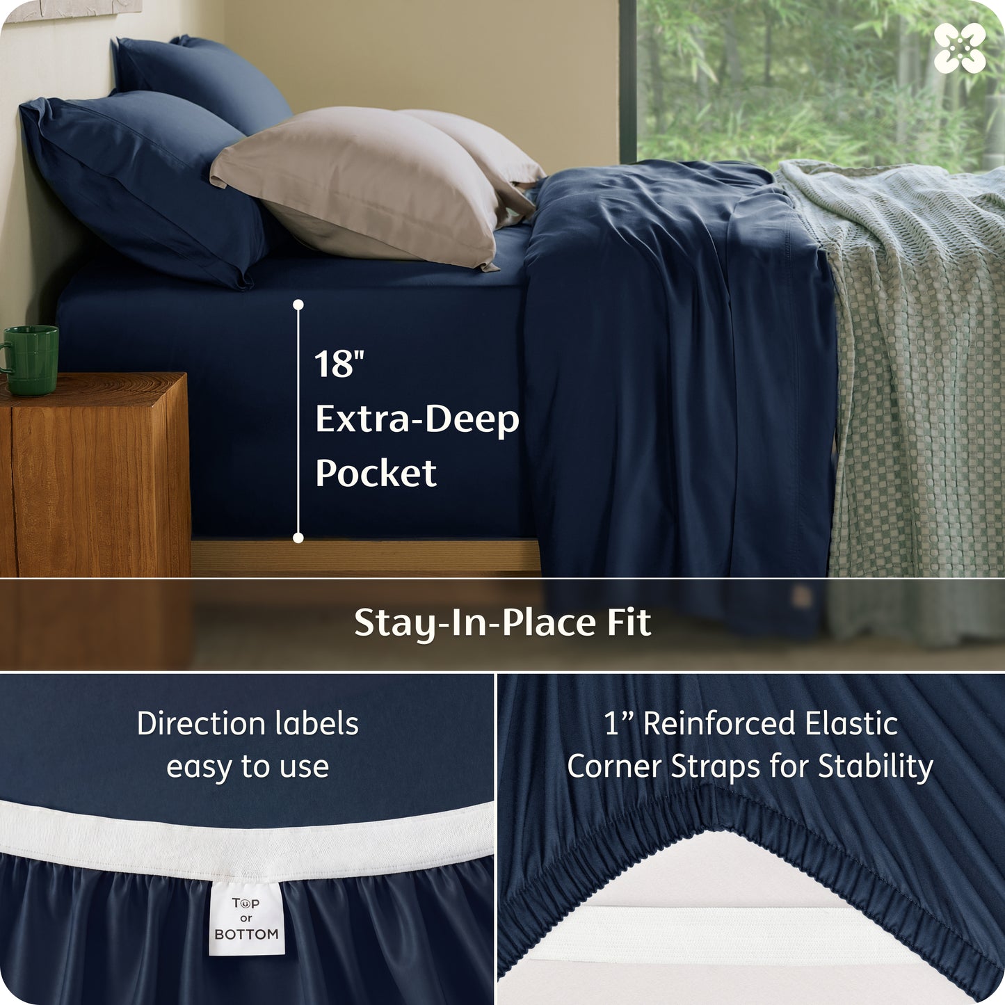 PureWoven™ Organically Grown Bamboo Viscose Sheet Set