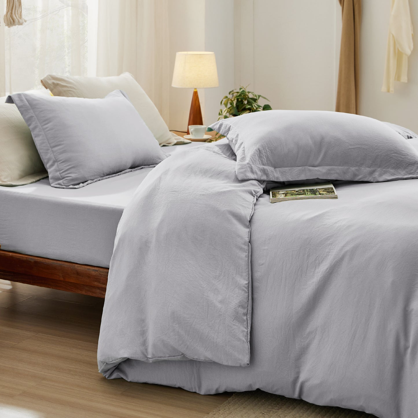 Prewashed Microfiber Duvet Cover Set