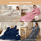 Full-body Sherpa Fleece Heated Blanket Hoodie
