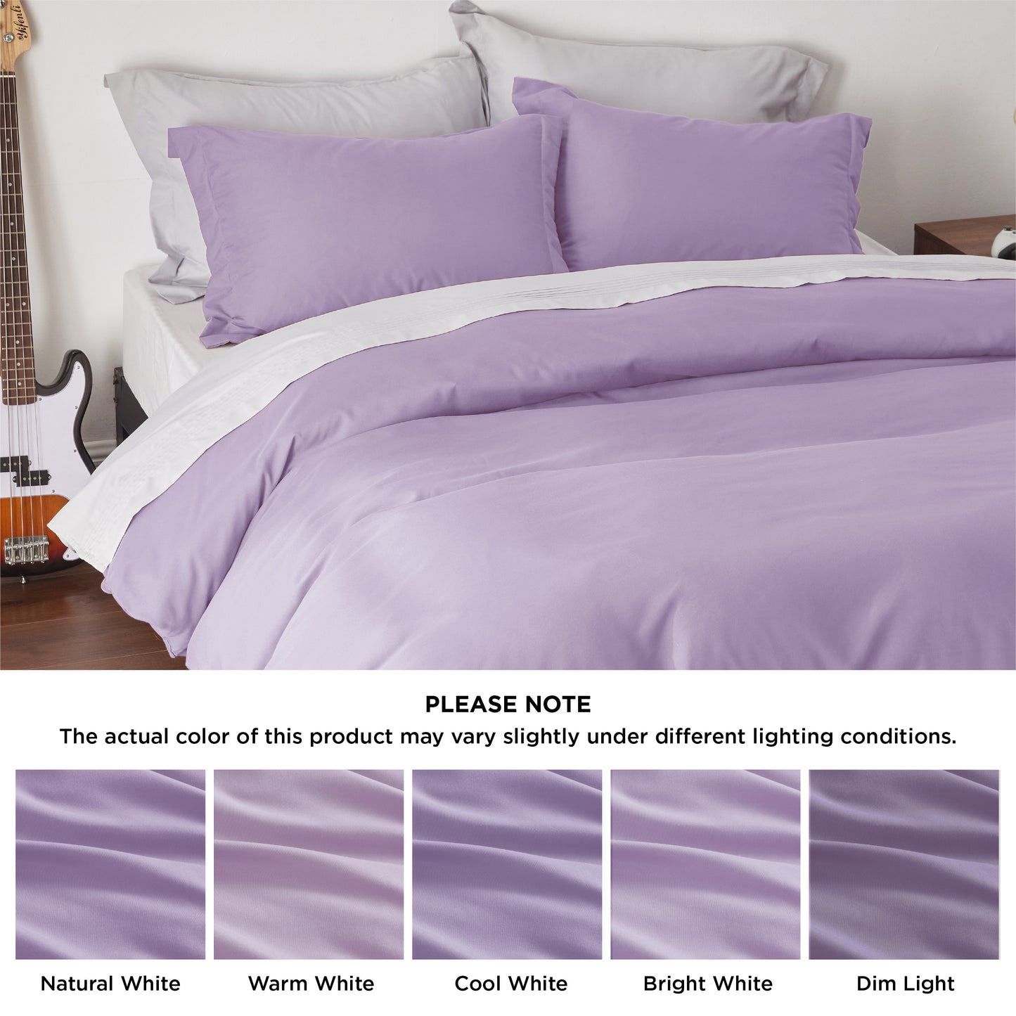 Brushed Microfiber Duvet Cover Set