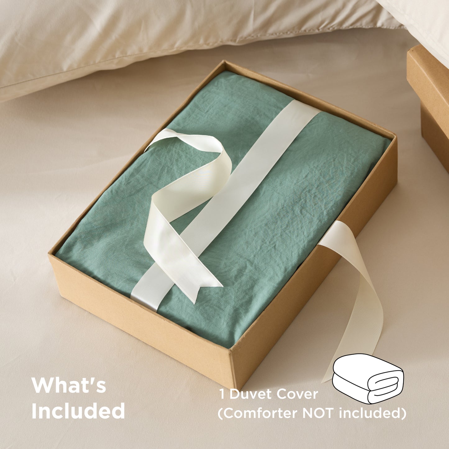 Prewashed Cotton-Like Microfiber Duvet Cover