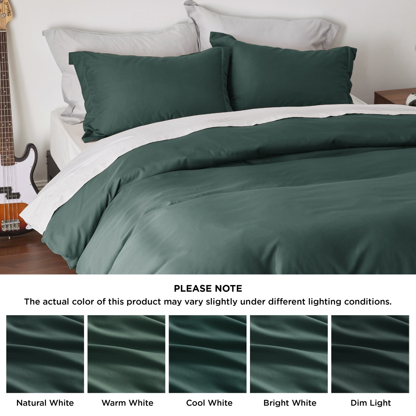 Brushed Microfiber Duvet Cover Set