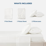 Bedsure Lyocell Cotton Sheet Set - Cooling Sheets