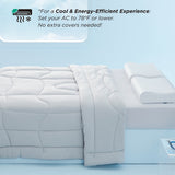 Bedsure Cooling Comforter for Hot Sleepers Q-Max>0.4