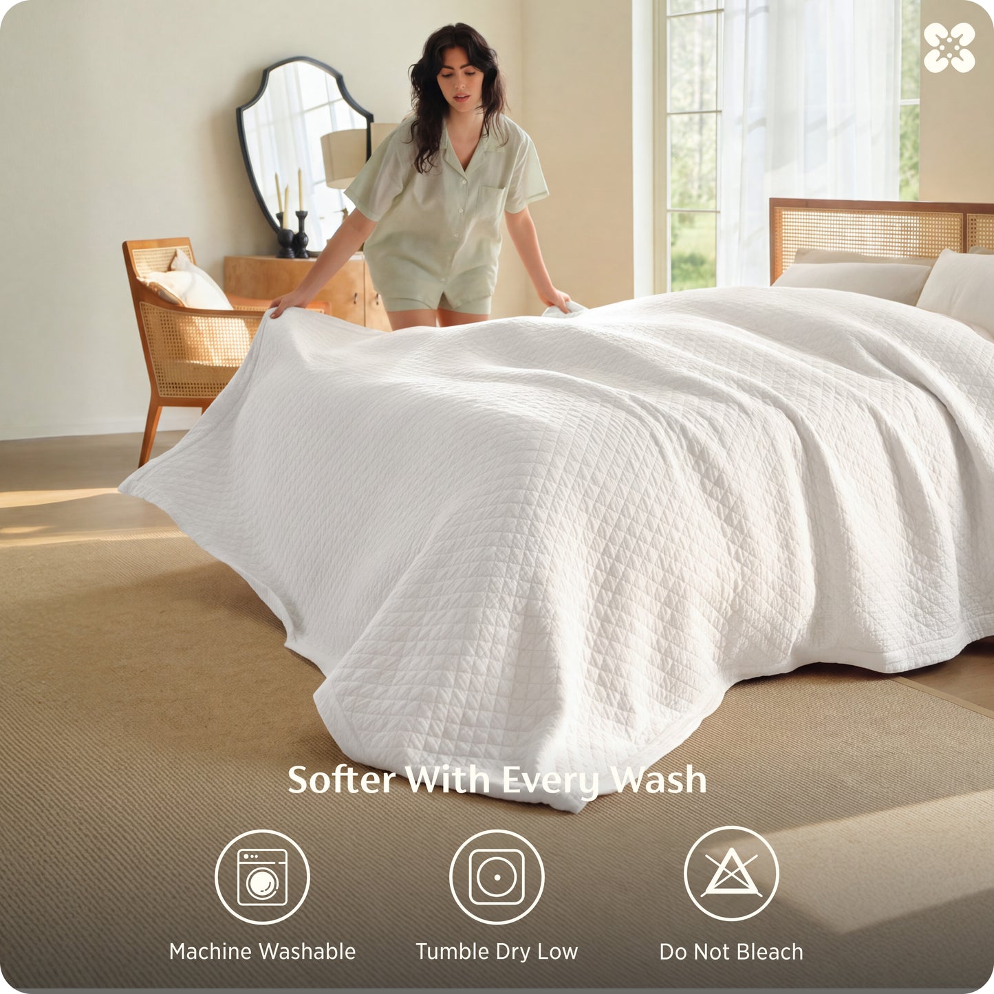 8-Layer Cotton Muslin Blanket