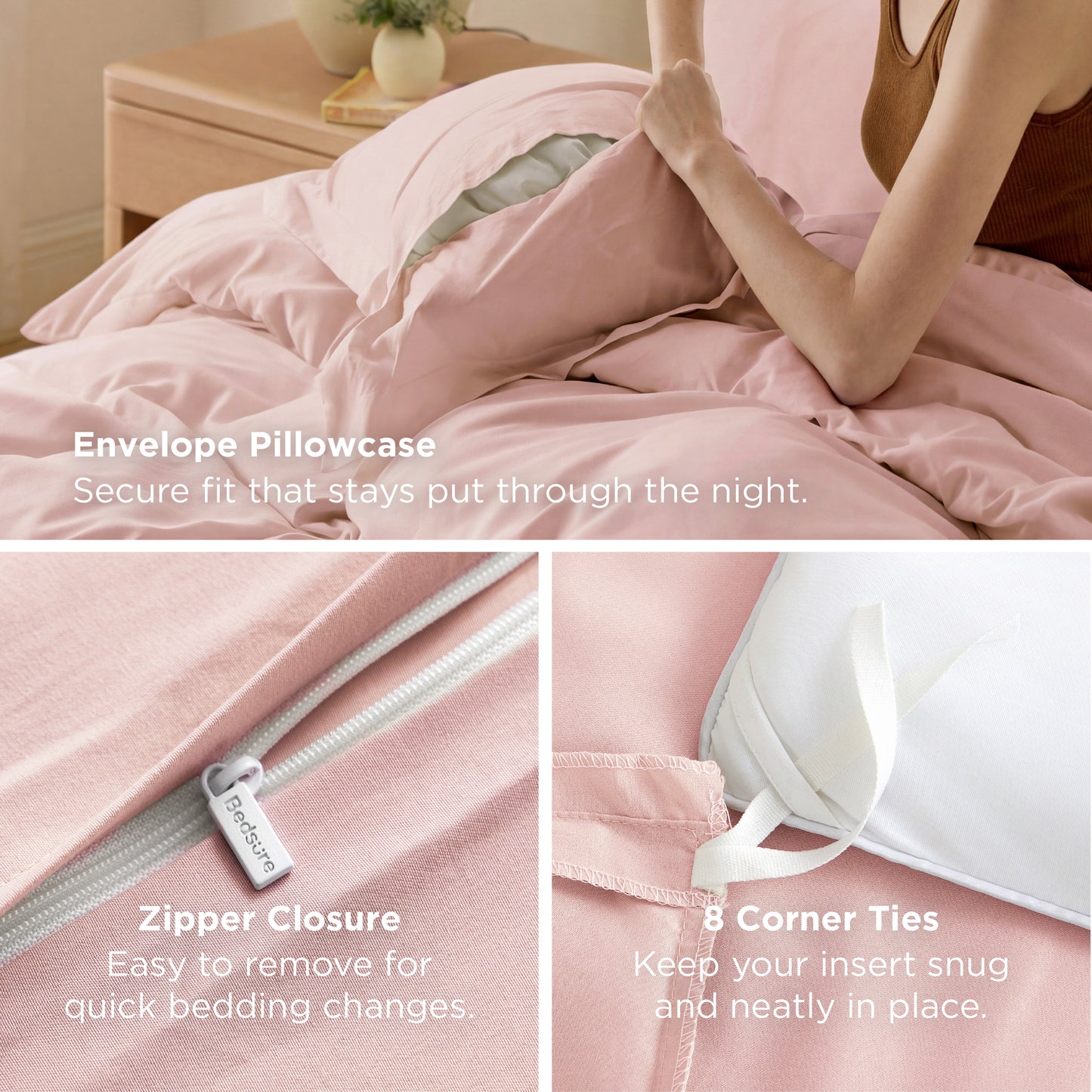 Brushed Microfiber Duvet Cover Set
