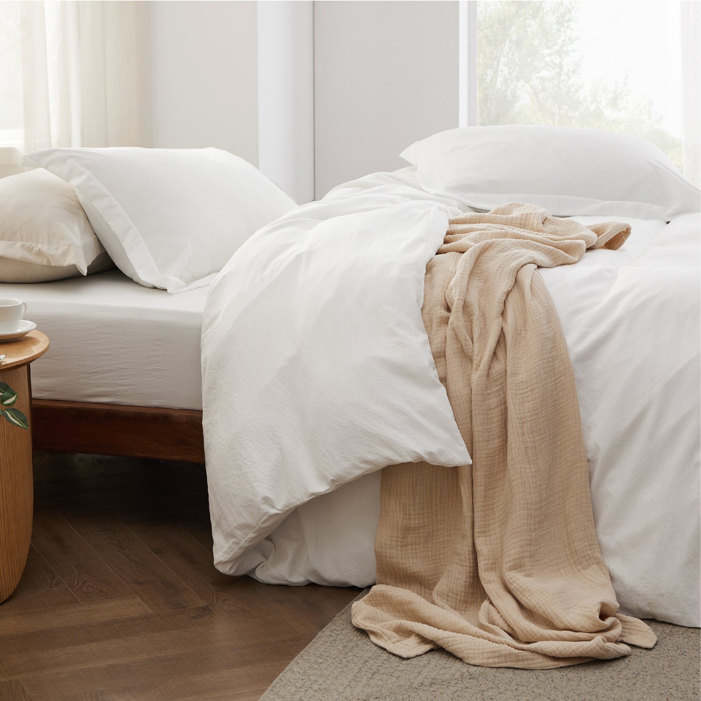 Prewashed Microfiber Duvet Cover Set