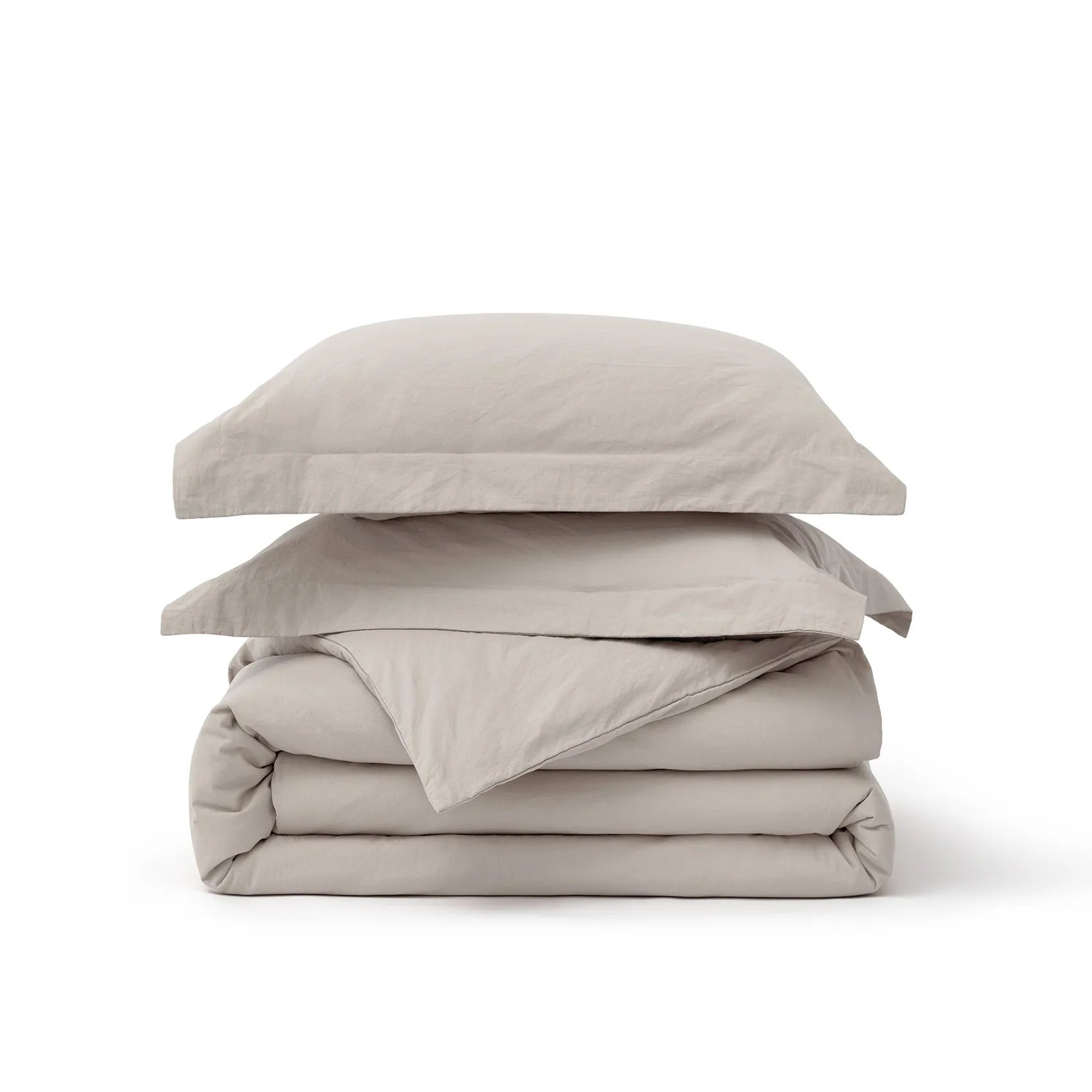 PureWoven™ Washed Cotton Duvet Cover Set