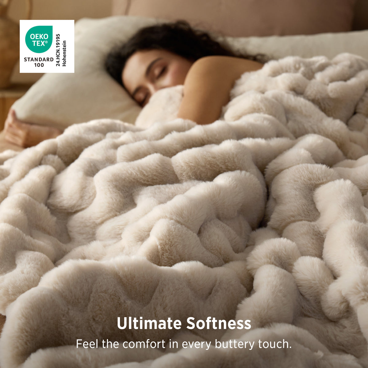 Faux Fur Throw Blanket