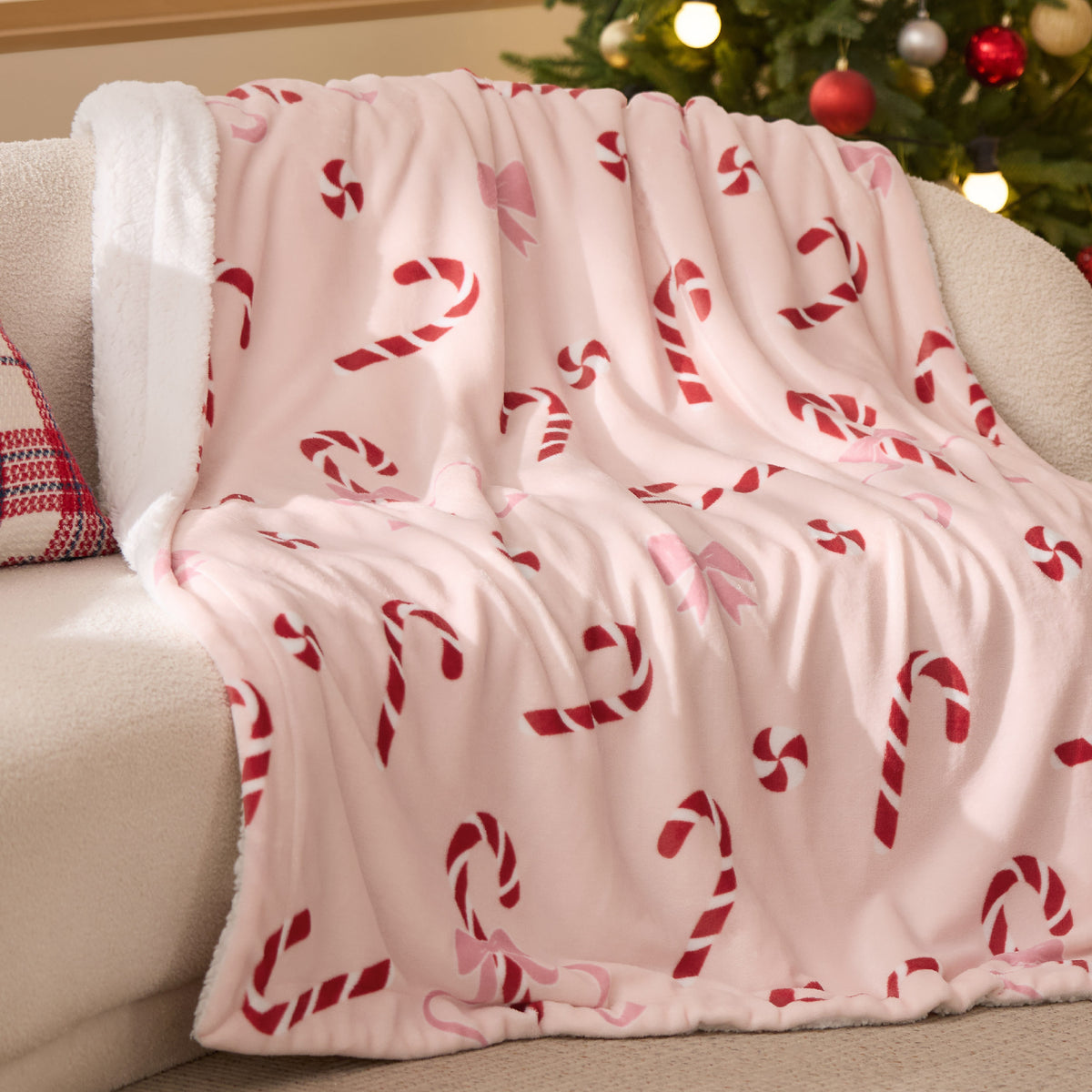 Christmas Fuzzy Sherpa Blanket