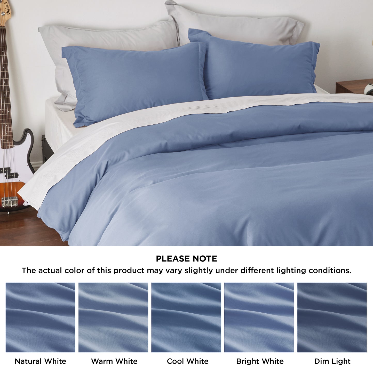 Brushed Microfiber Duvet Cover Set