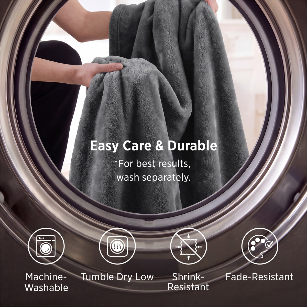 Shed-Resistant & Anti-Static Blanket
