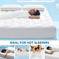 Temp-regulating Hexagon Patterned Mattress Pad
