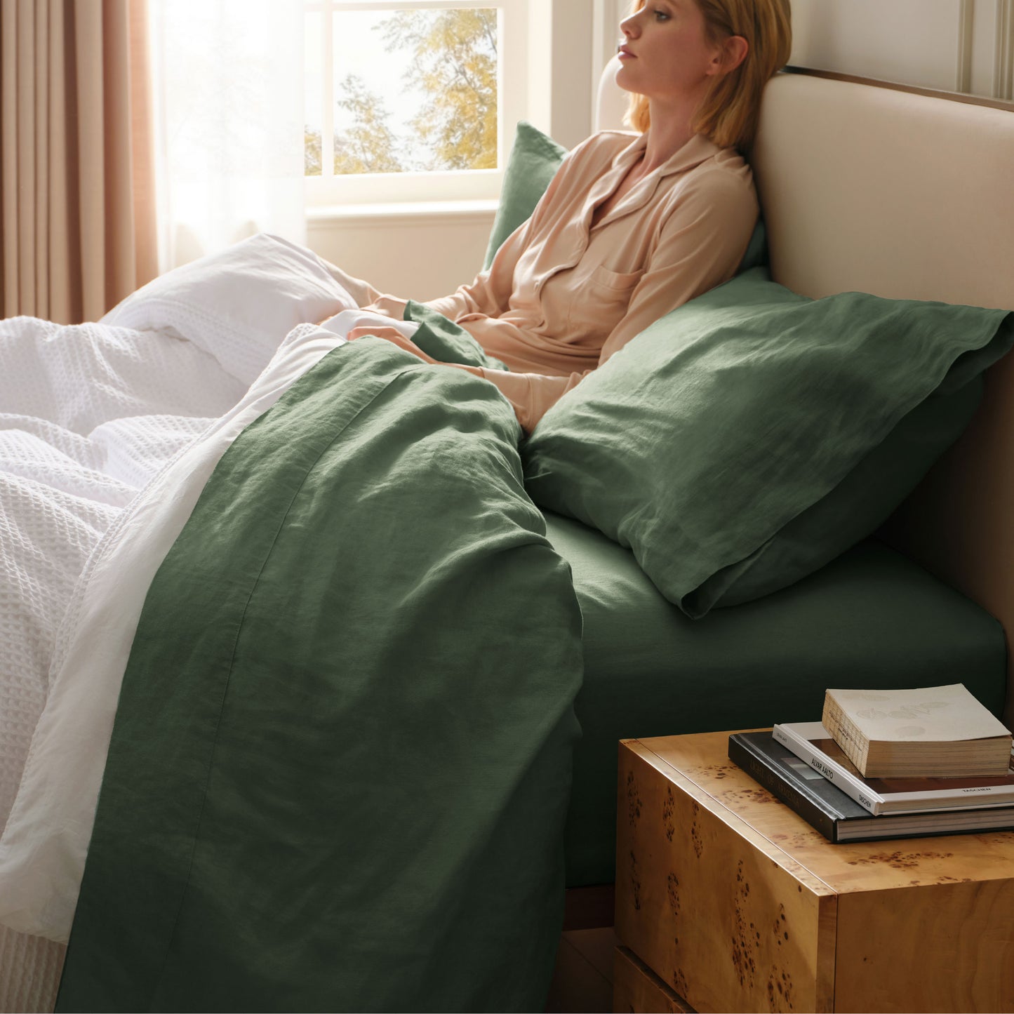 GentleSoft® Cotton-Linen Blend Sheet Set