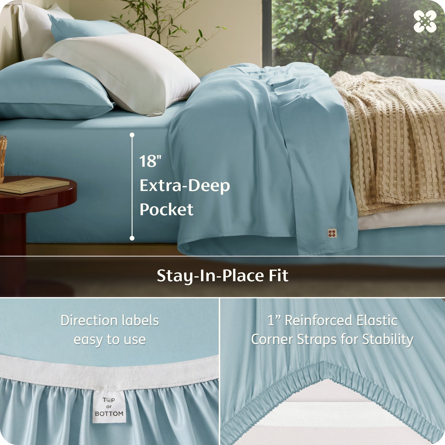PureWoven™ Organically Grown Bamboo Viscose Sheet Set