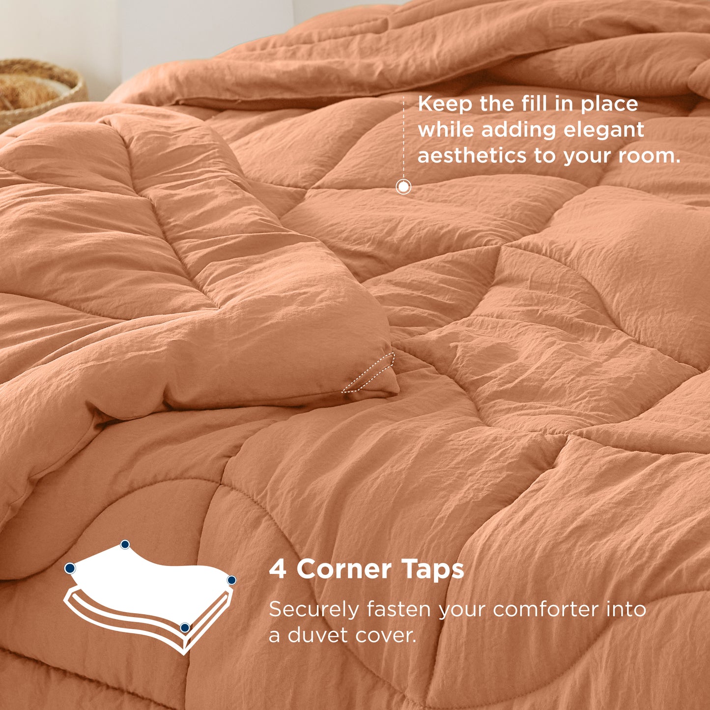Prewashed Quilted Comforter