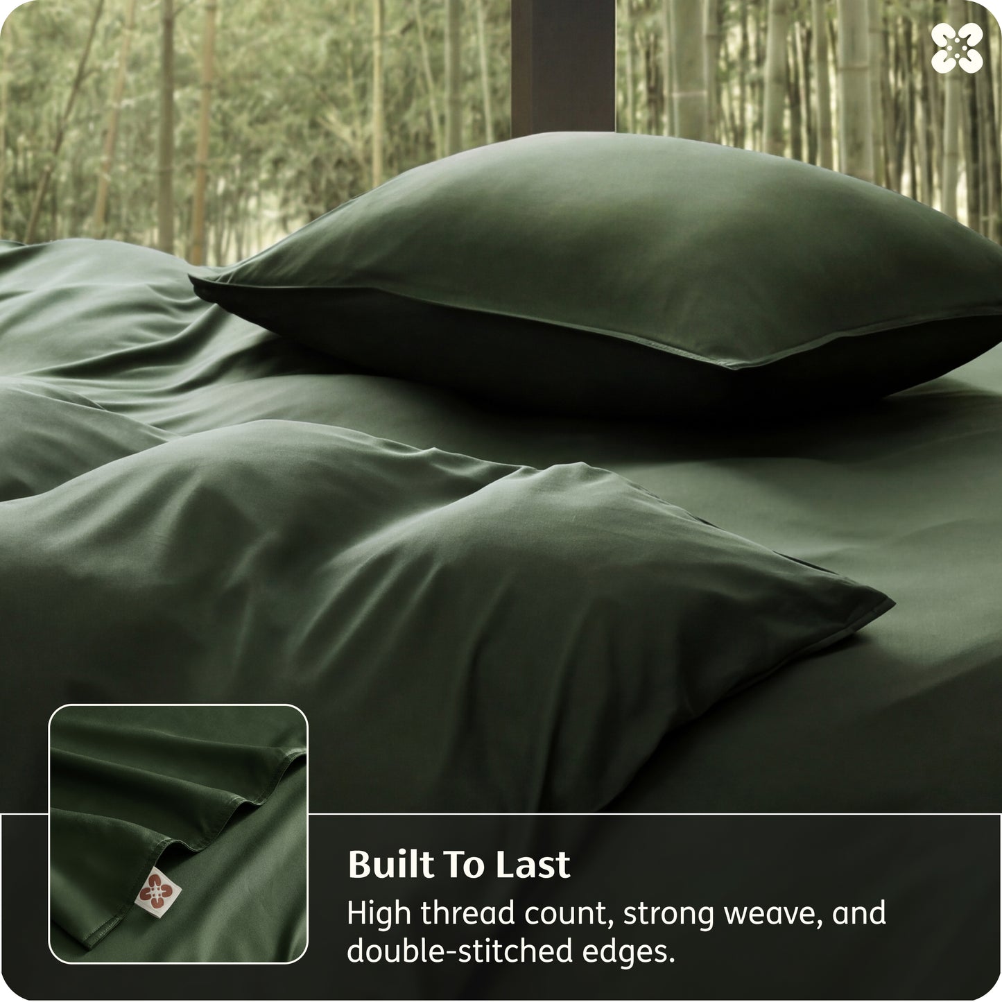PureWoven™ Organically Grown Bamboo Viscose Duvet Cover Set