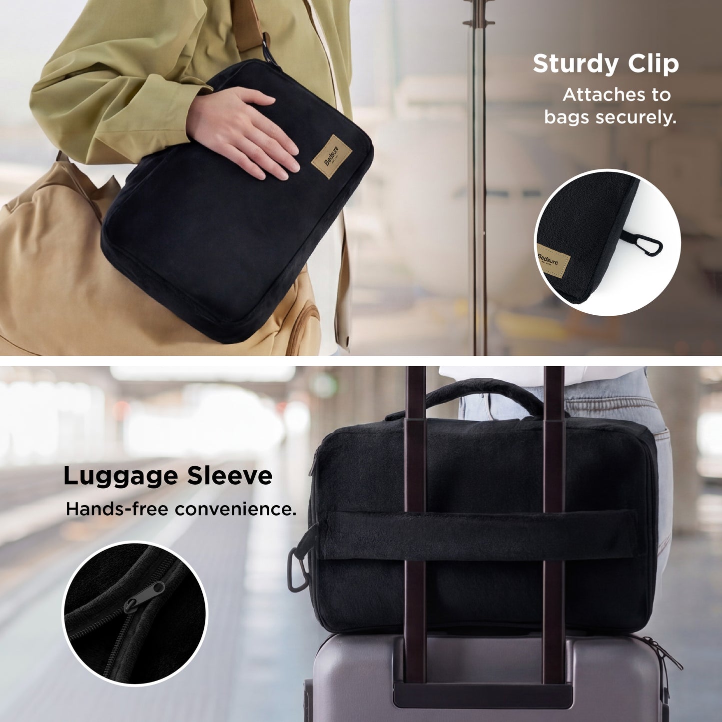 4-Piece Flannel Travel Essential Set
