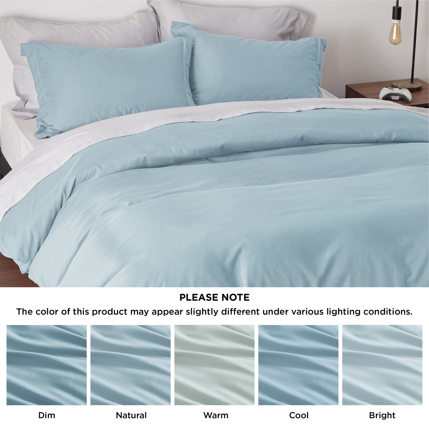 Brushed Microfiber Duvet Cover Set