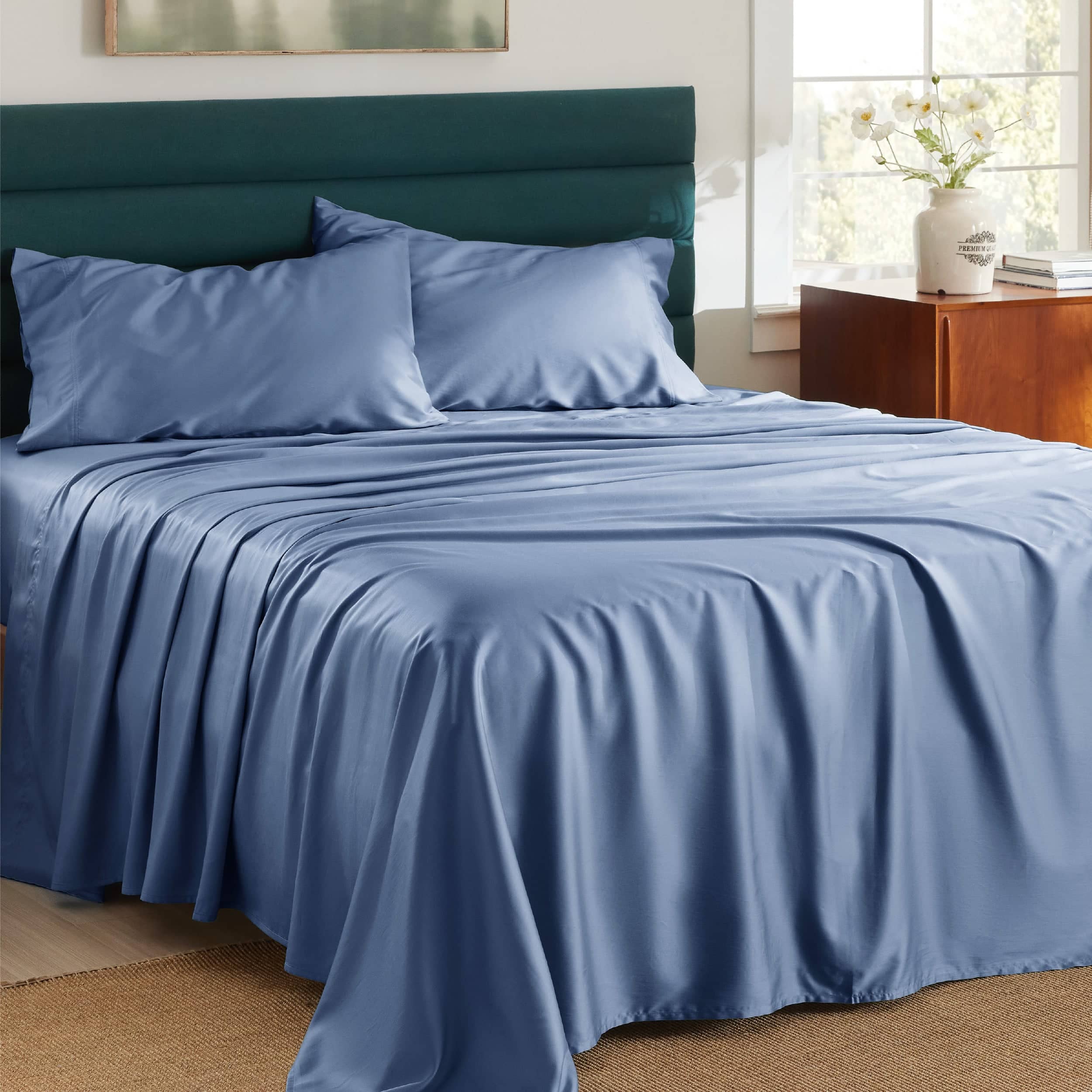 Bedsure Lyocell Cotton Sheet Set - Cooling Sheets