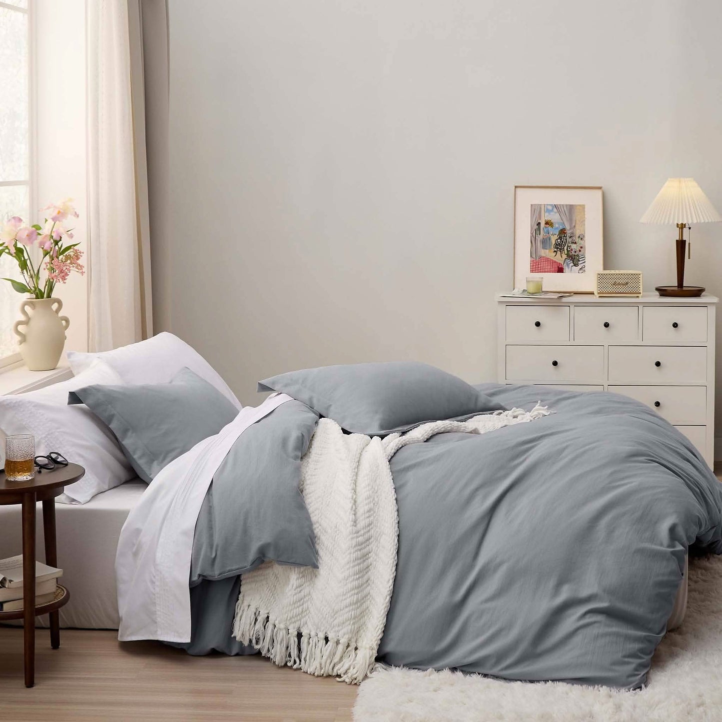 ButterySoft Ultra Soft Hypoallergenic Microfiber Duvet Cover Set