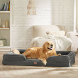 Orthopedic Flannel Dog Sofa