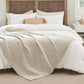 Air Yarn Knit Throw Blanket